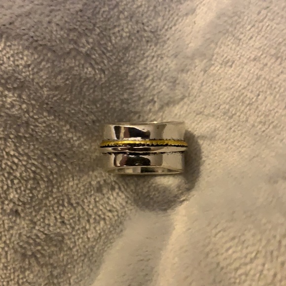 turquoise wide band ring - Picture 8 of 8